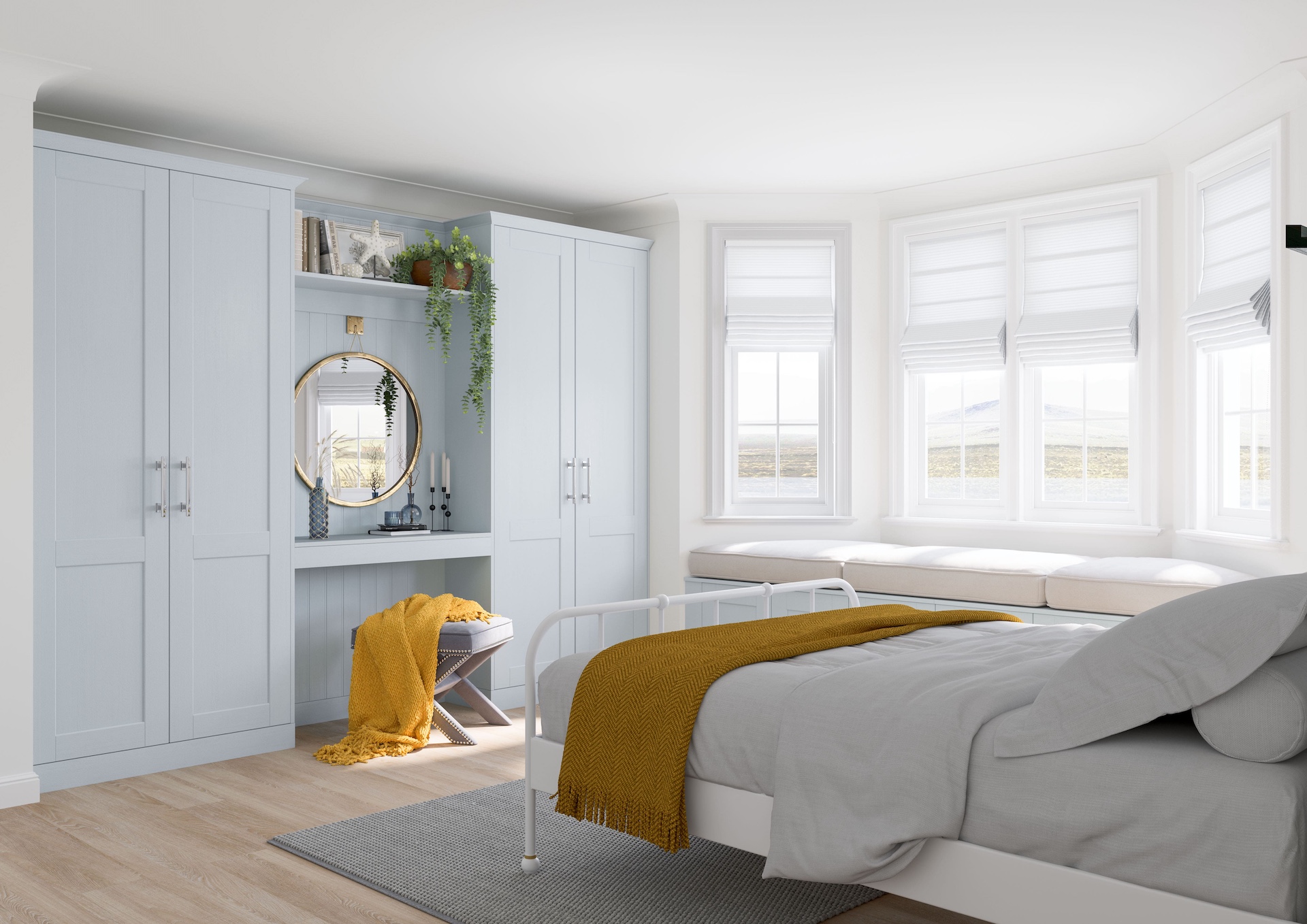 Belsay Woodgrain Ives Blue 1