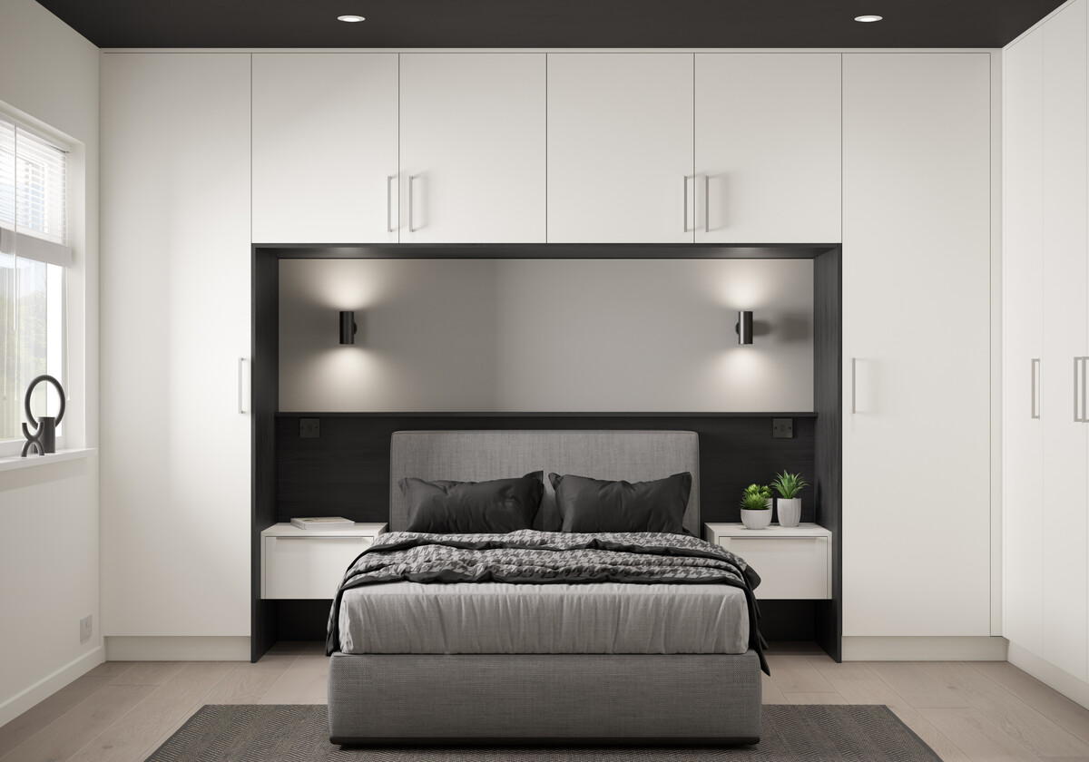 Unity Supermatt white _ black woodgrain effect _1_