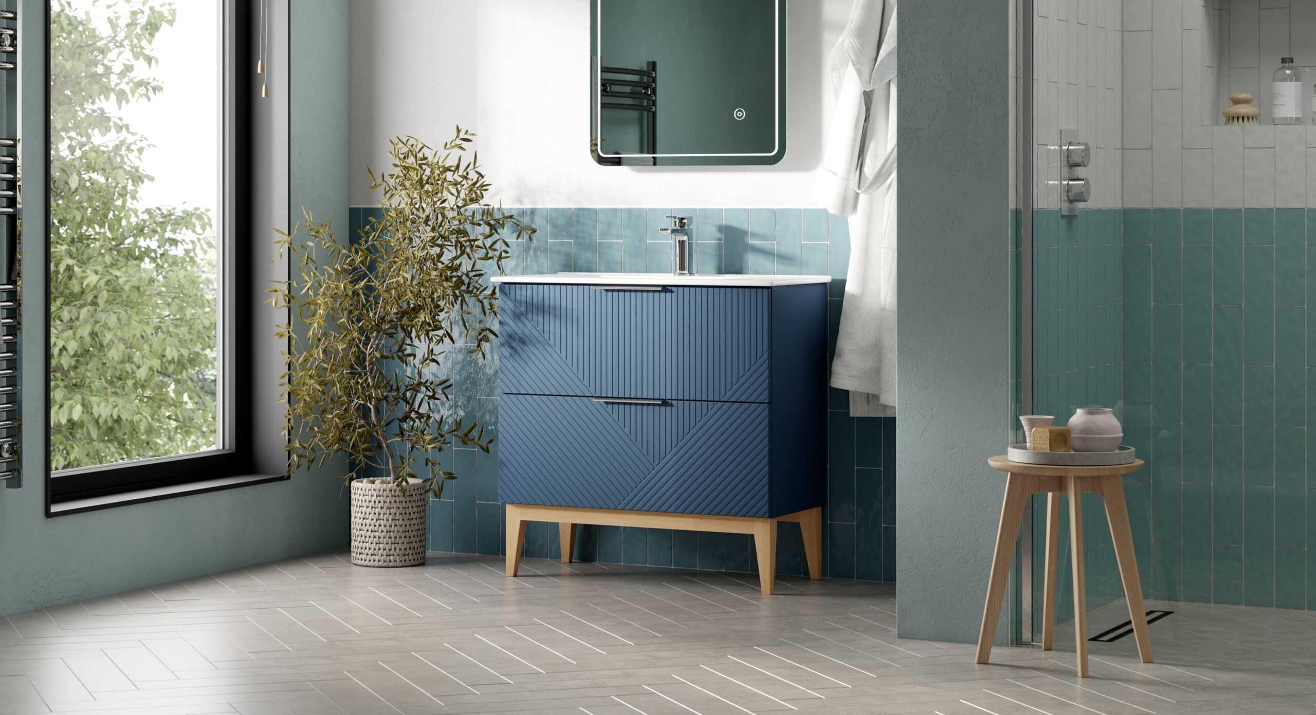 enki matt smoke blue