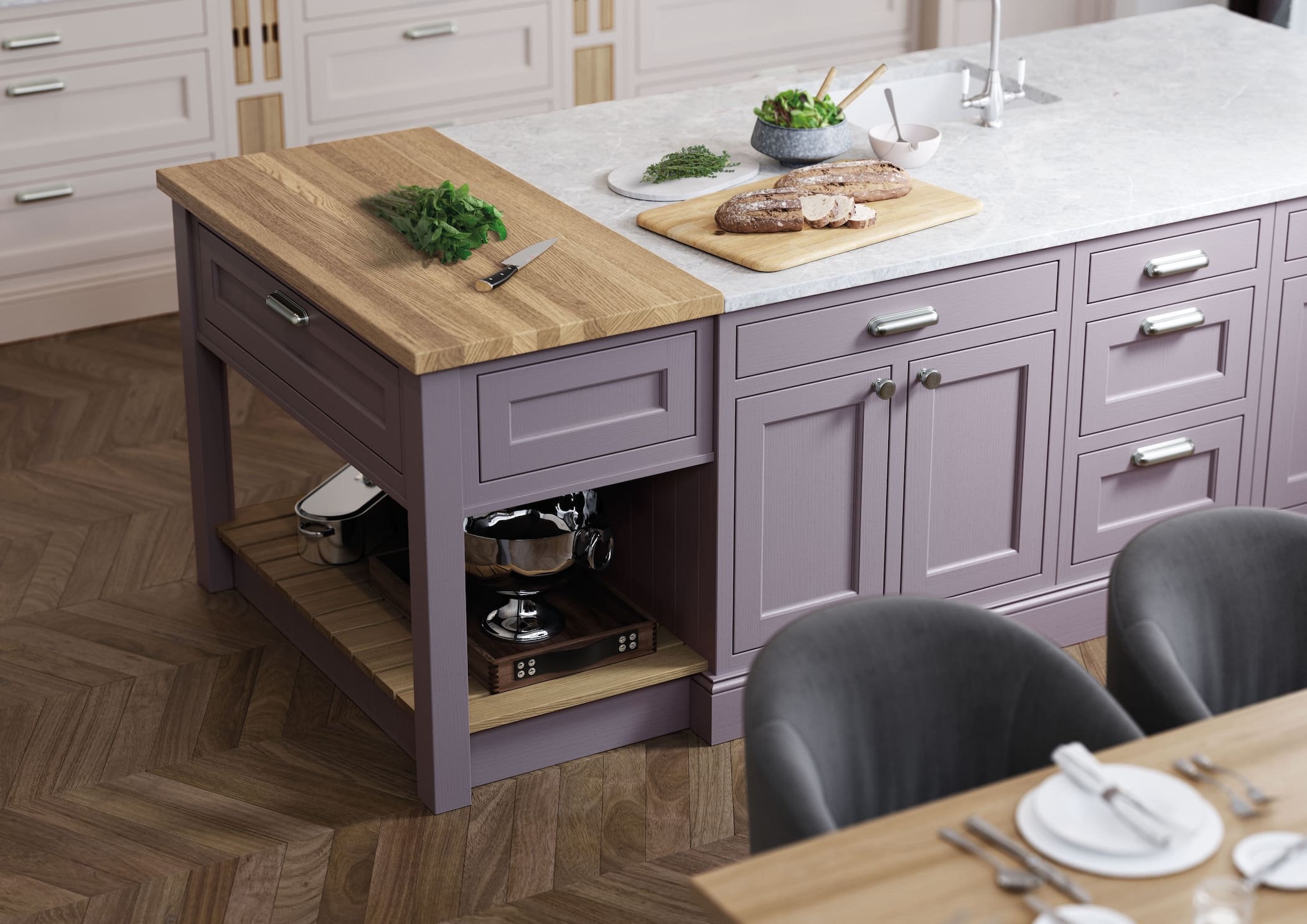 Belgravia Lavendar Gray and Cashmere_Cameo 3_RGB