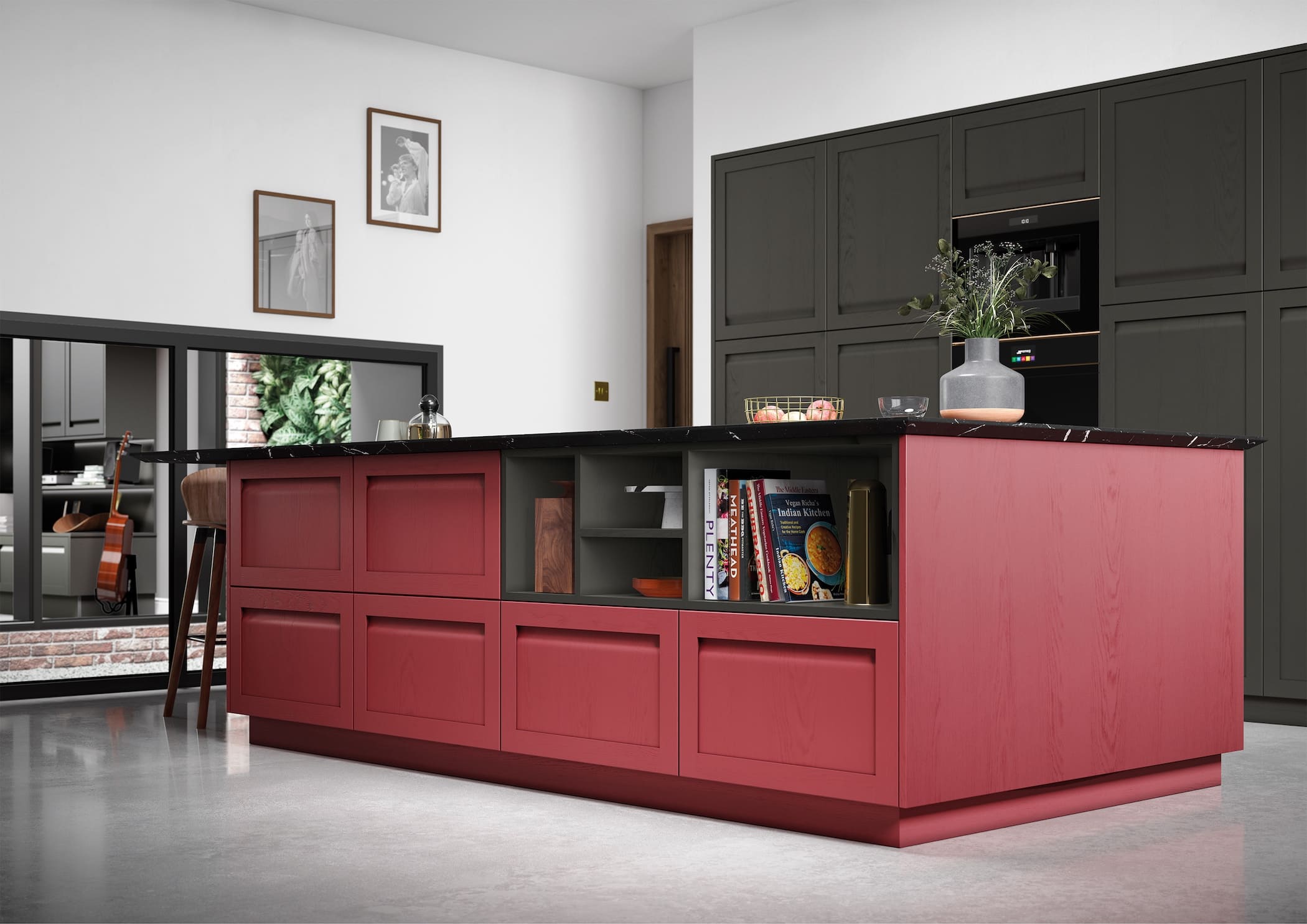 Harborne Graphite and CMS Chicory Red_Cameo 1_RGB