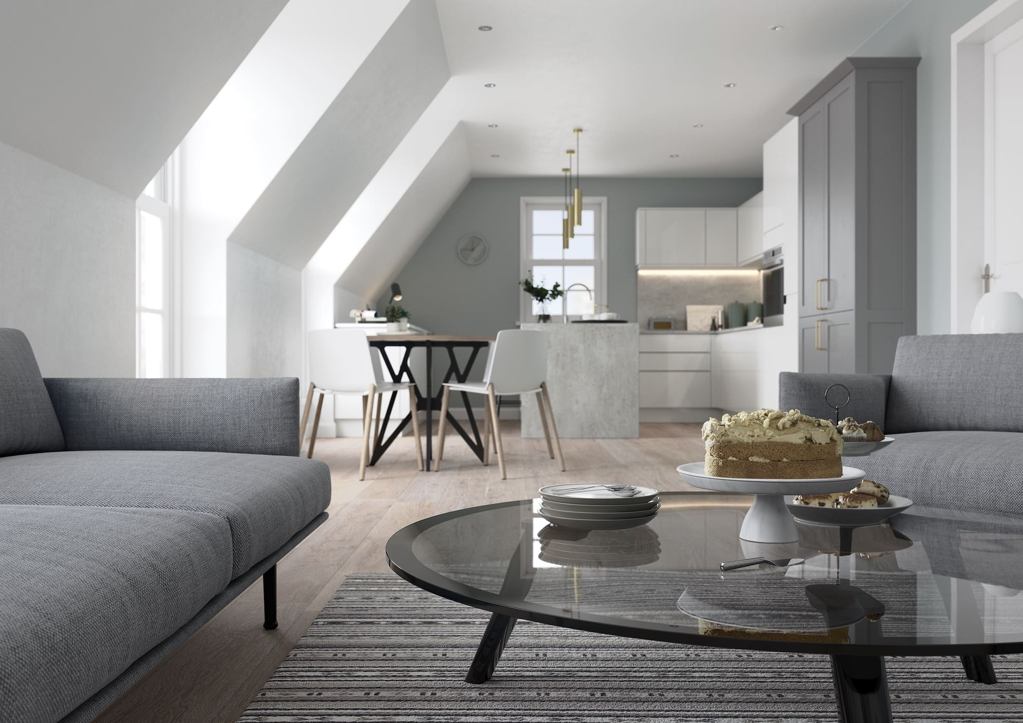 Strada Gloss White and Aldana Dust Grey_Cameo 1_RGB