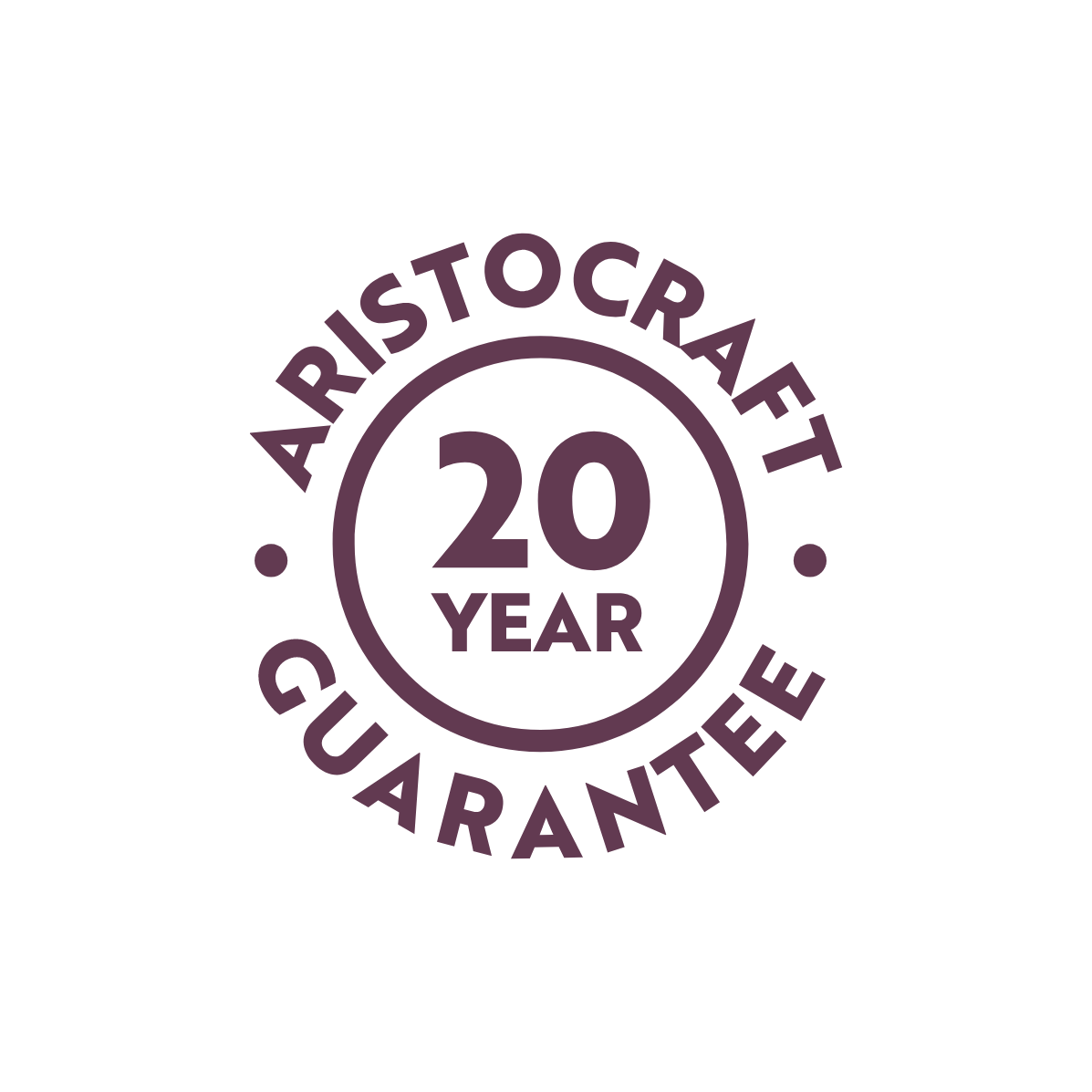 Aristocraft 20 Year Guarantee Logo