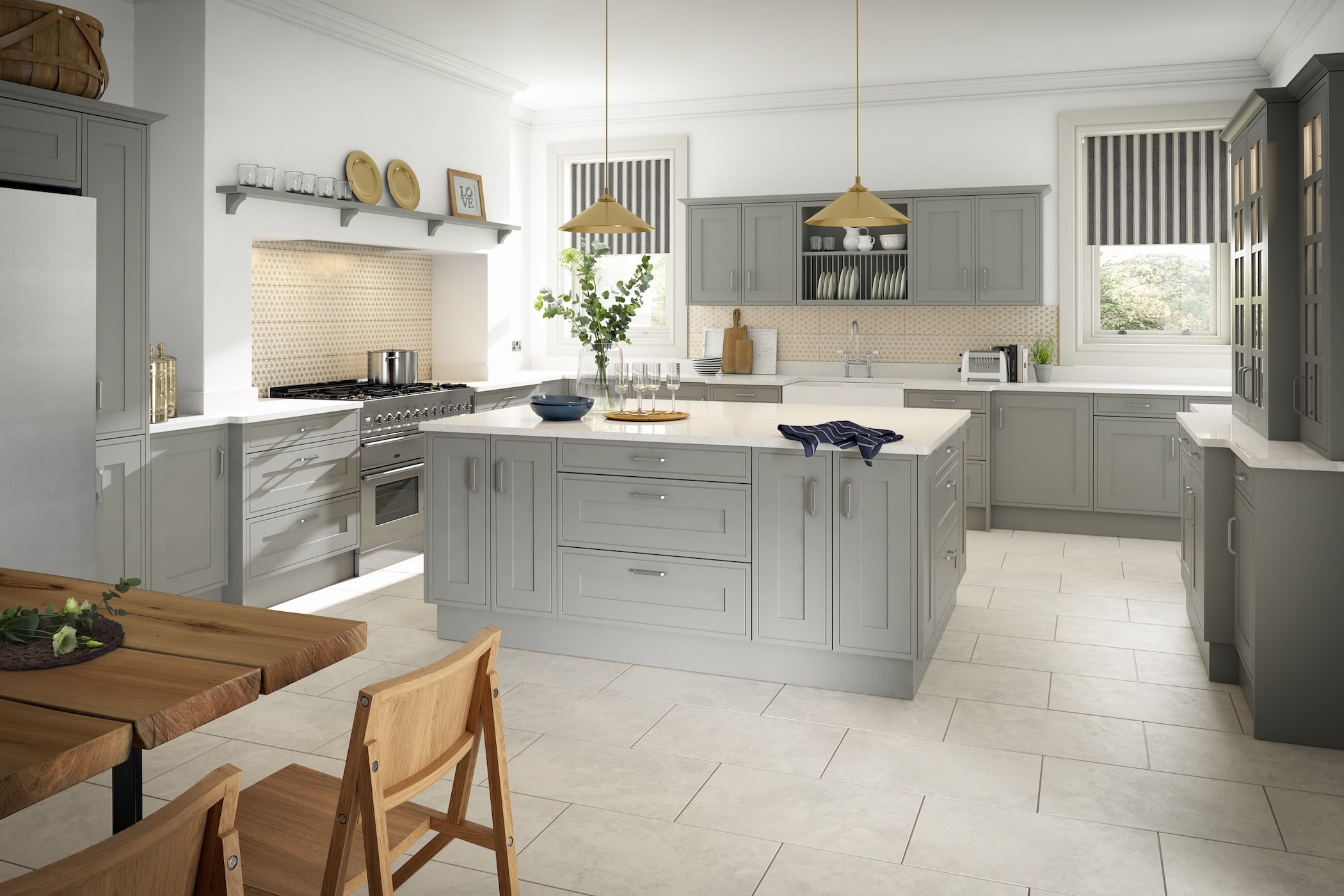 Edwardian Painted Light Grey