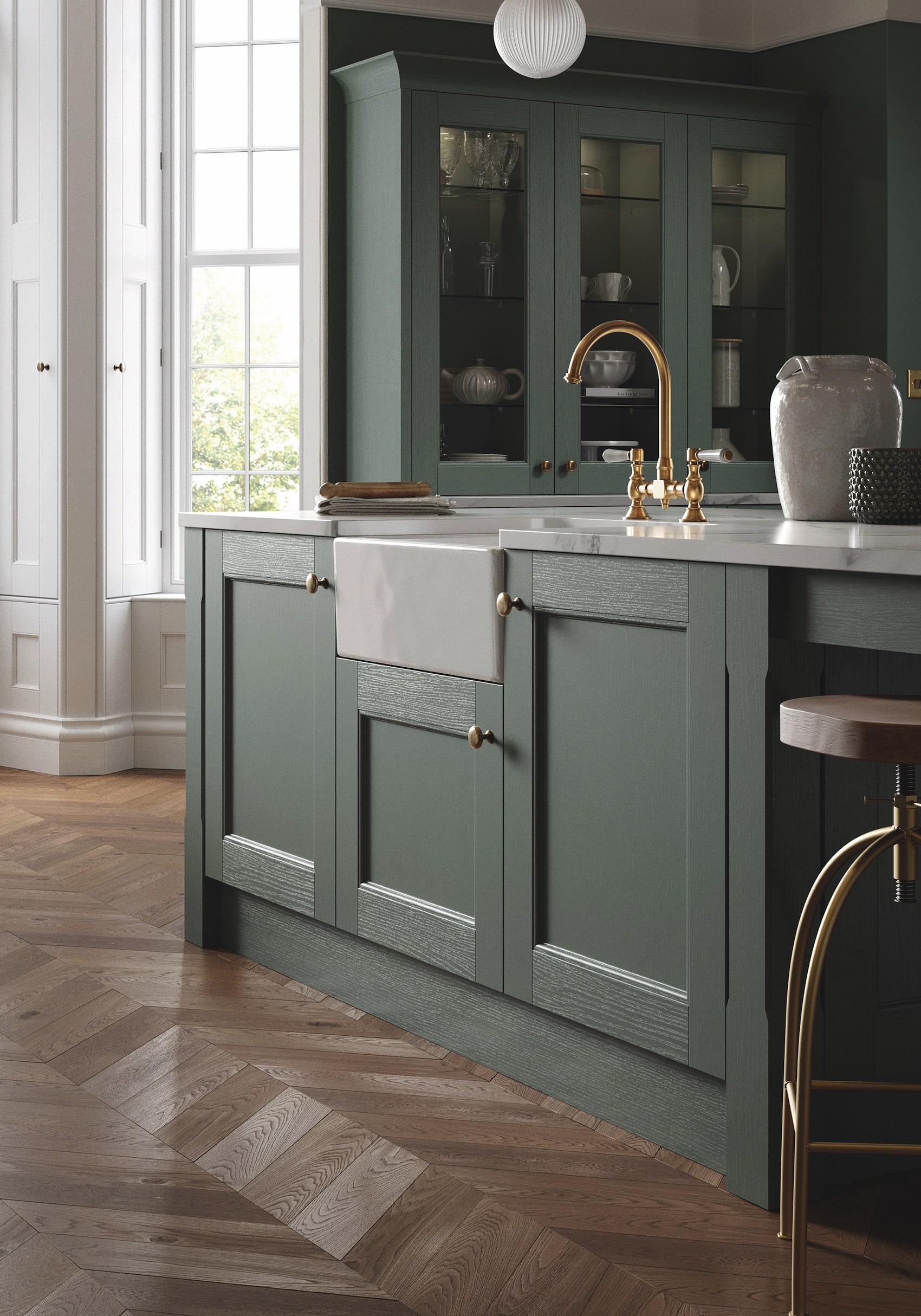 Manor House Botanical sink cameo