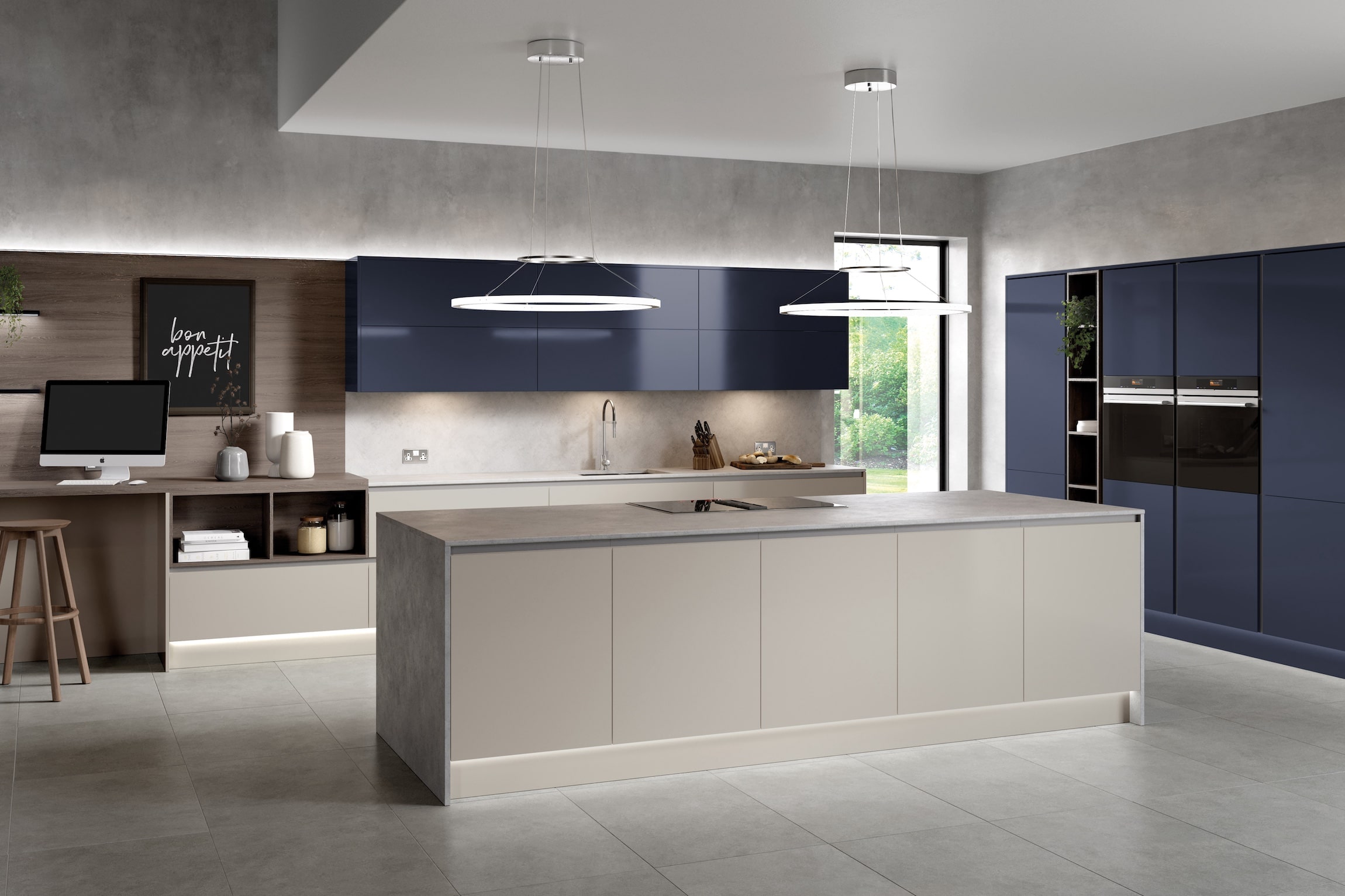 Oblique Gloss Grpahite and Limestone